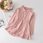 Повседневное платье для девочек, на возраст 2-6 лет