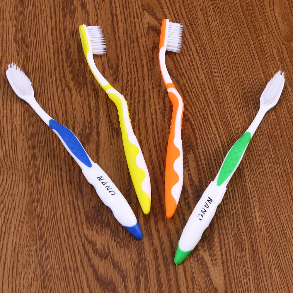 

4pcs Soft and Ultra Nano Toothbrush Teeth Brush for Deeply Oral Cavity Cleaning Set