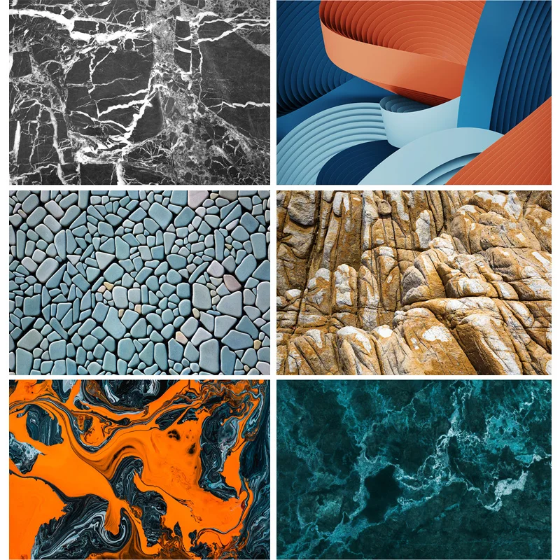 

SHENGYONGBAO Vinyl Custom Photography Backdrops Props Colorful Marble Pattern Texture Photo Studio Background 20907DLX-01