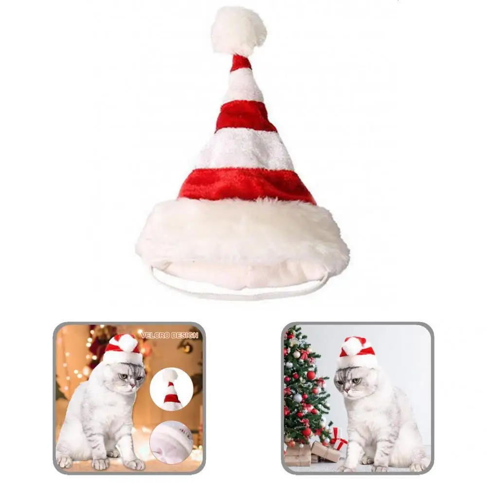 

Universal Good-looking Pet Dogs Striped Cap Hat Skin Friendly Pet Cap No Brim Pet Supplies