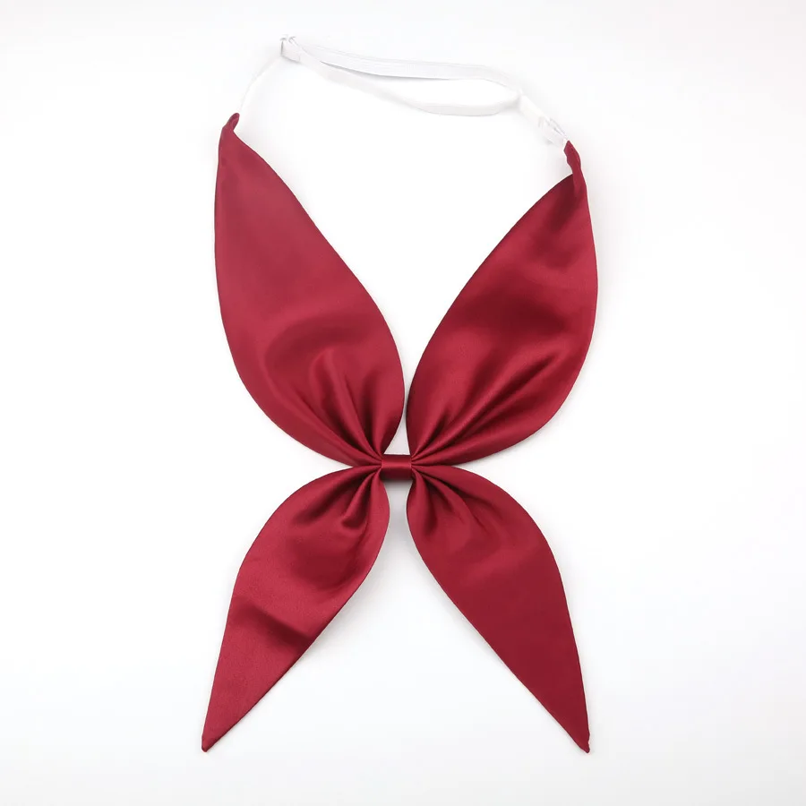 Женский винтажный галстук-бабочка Linbaiway однотонный рубашка с бантом женский