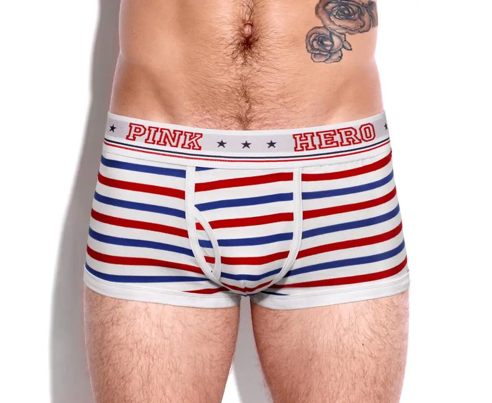 

Фирменная Новинка Нижнее белье Для мужчин трусы-боксеры из сетчатой ткани, u-образный мешочек, сексуальные под Штаны Cueca хлопок Штаны Мужски...