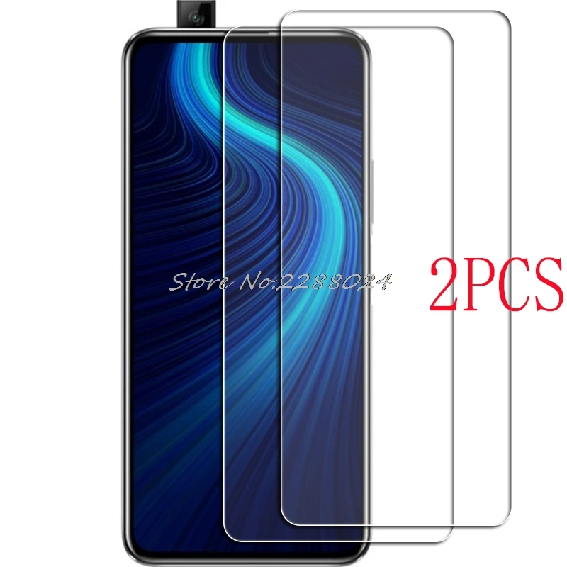 

2PCS Huawei Honor X10 Tempered Glass Protective FOR Honor X10 5G TEL-TN00 6.63" Screen Protector Glass Film phone Cover