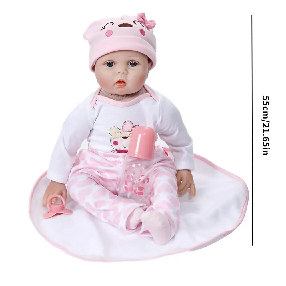 

Baby Doll Reborn Toddler Soft Silicone Reborn Baby Dolls Soft Body Lifelike Menina Christmas Surprice Girl Gifts Doll