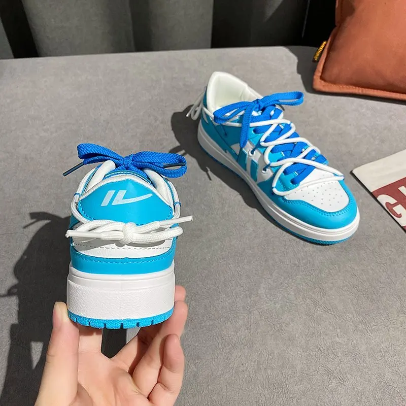 

2021 Women Sneakers PU Leather Women Shoes White Platform Casual Sneaker Spring Summer Female Board Shoes Flats Ladies Trainers