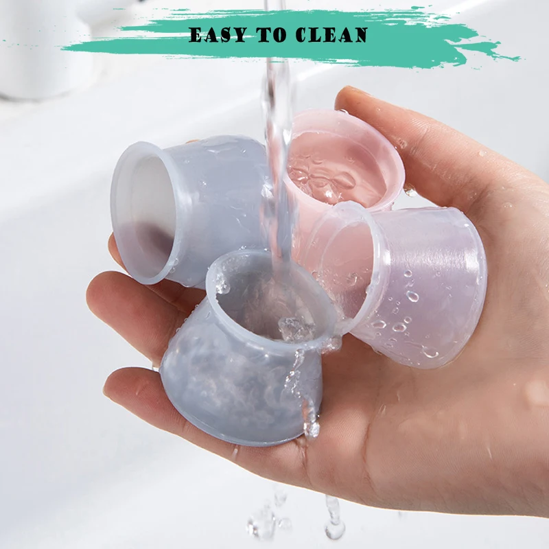 4 шт. силиконовый чехол для ножки стула Нескользящие не царапаются мебельная