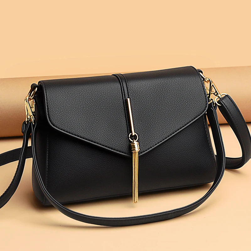 Дизайнерская Высококачественная сумка с клапаном из искусственной кожи сумки на