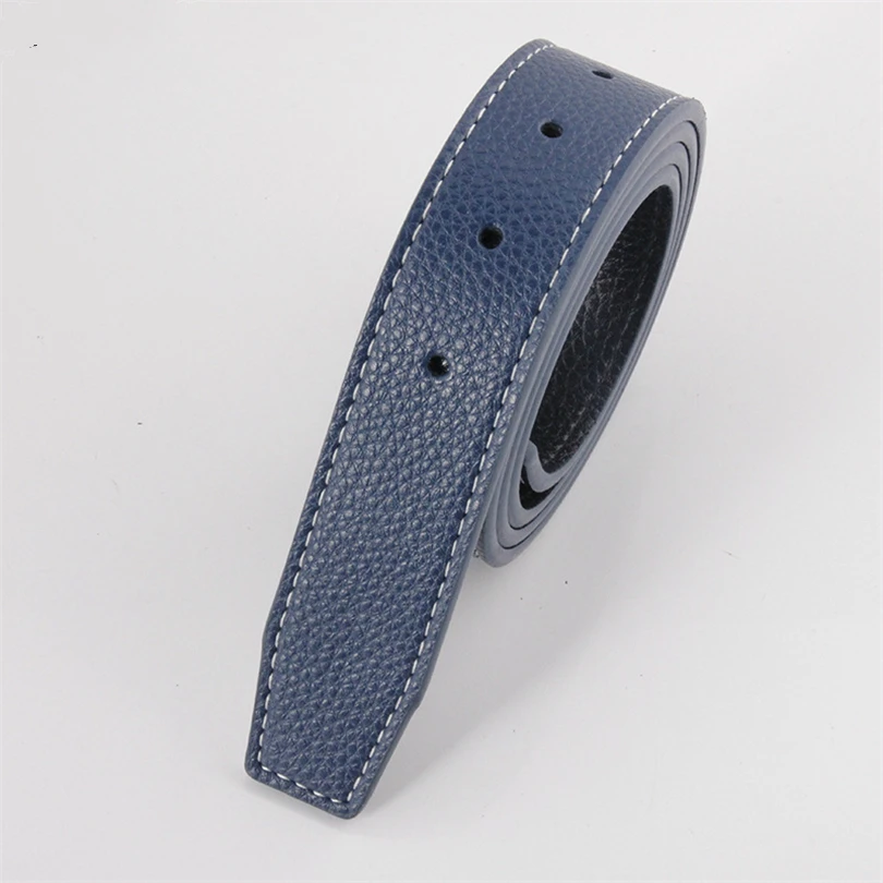 Роскошный ремень без пряжки бренд H мужской высокого качества из натуральной