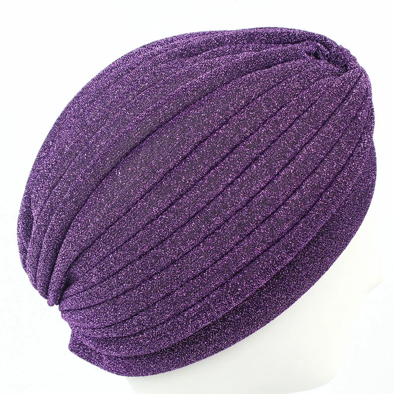 

Muslim Hijab For Women and Men New Gorgeous Hats Gold Turban Cap Plain Shiny Shimmer Glitter Sparkly Indian Hats