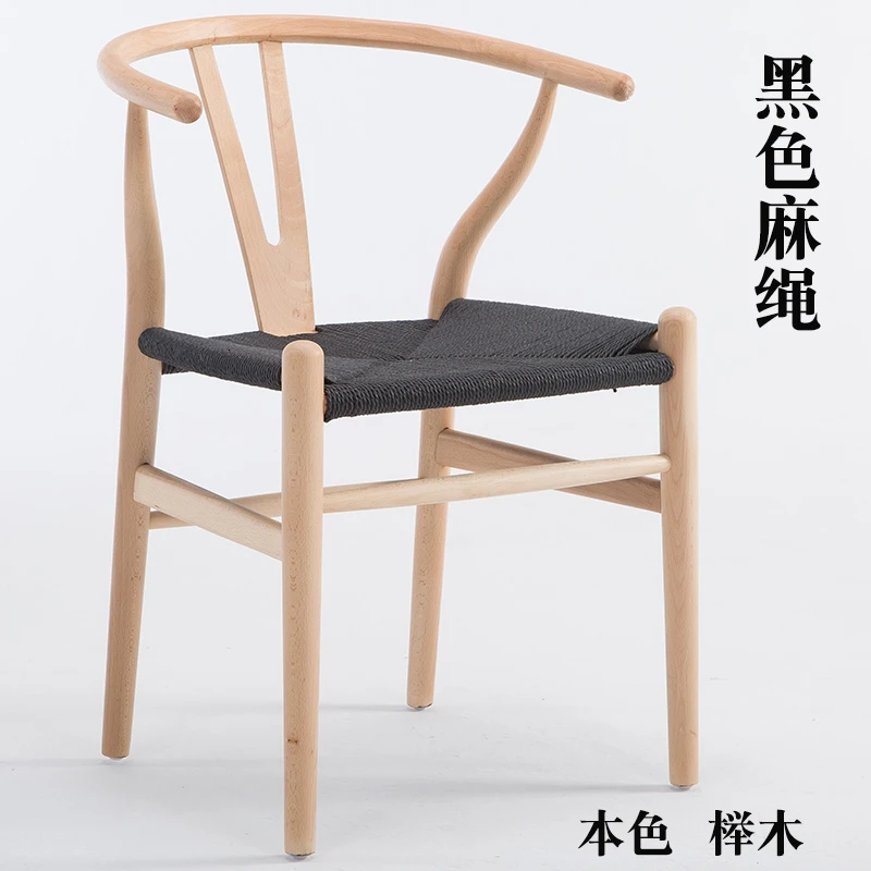 Китайский обеденный стул Shangyuan из твердой древесины Западный Стул для ресторана