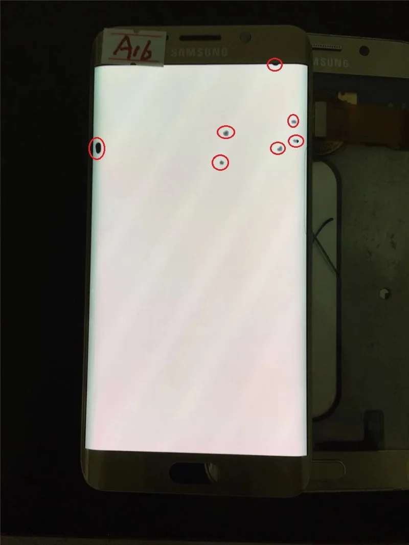 NO.A16 Gold Для samsung Galaxy S6 Edge Plus lcd G928 G928F дисплей сенсорный экран дигитайзер в сборе для samsung S6 Edge PLUS lcd - Цвет: NO.A16 Gold