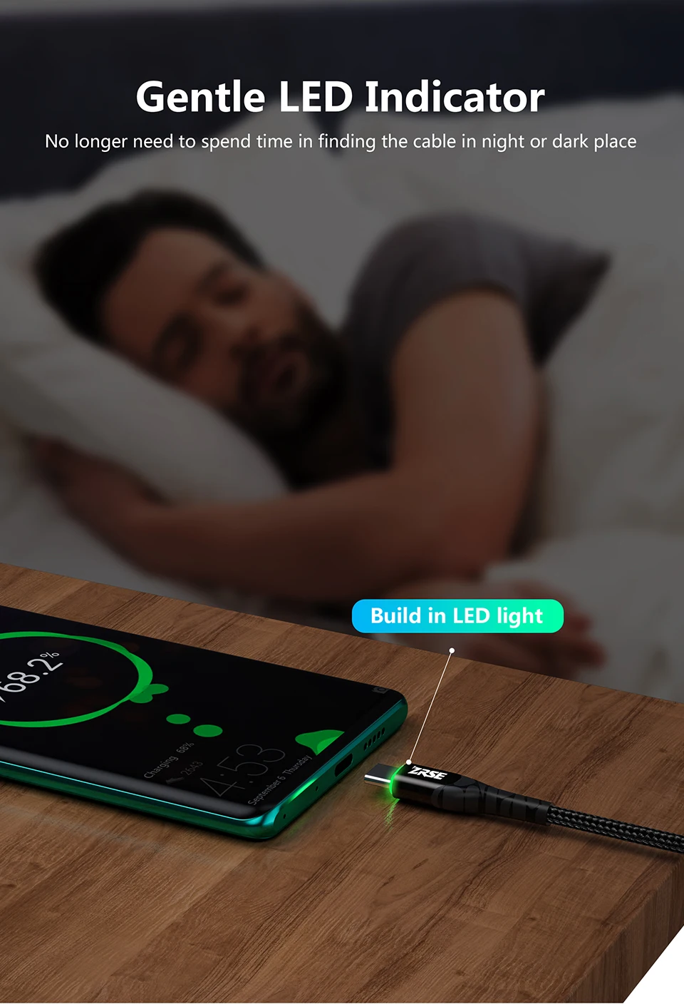 ZRSE USB C кабель для samsung A50 S10 S9 S8 S7 usb type C кабель для синхронизации данных Быстрая зарядка для huawei Xiaomi Mi9 Redmi Note 7 K20
