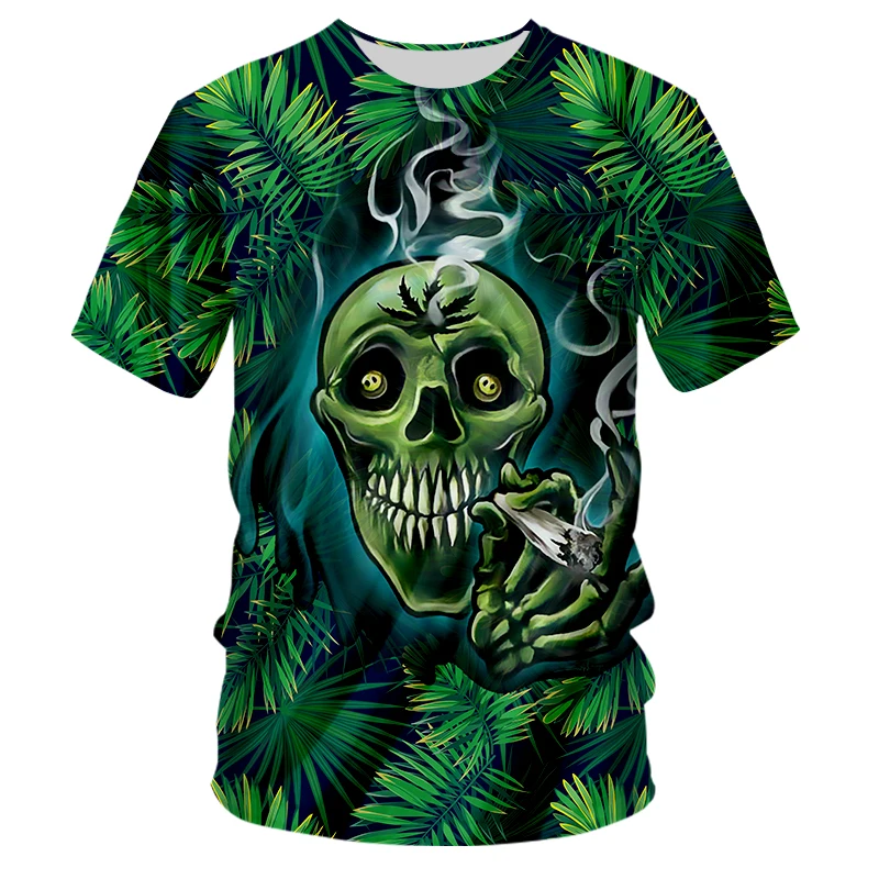 

Weed Leaf Smoking 3D All Over Print Men T Shirt Harajuku Fashion Short Sleeve Shirt Summer Streetwear Unisex Tshirt Tops Tee