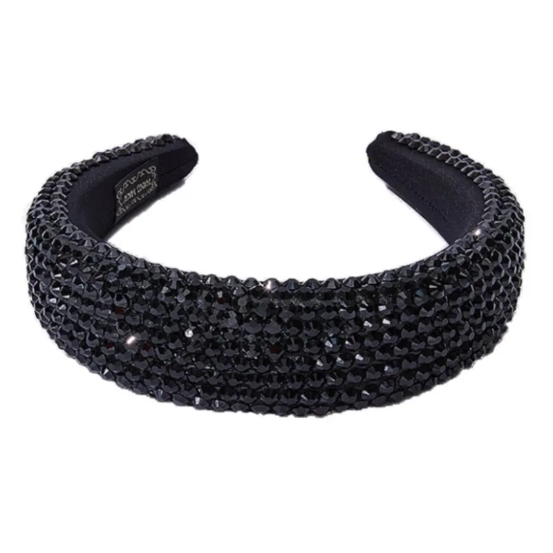 Новый Полный Стразы повязки для волос женщин и девушек Элегантная обувь на