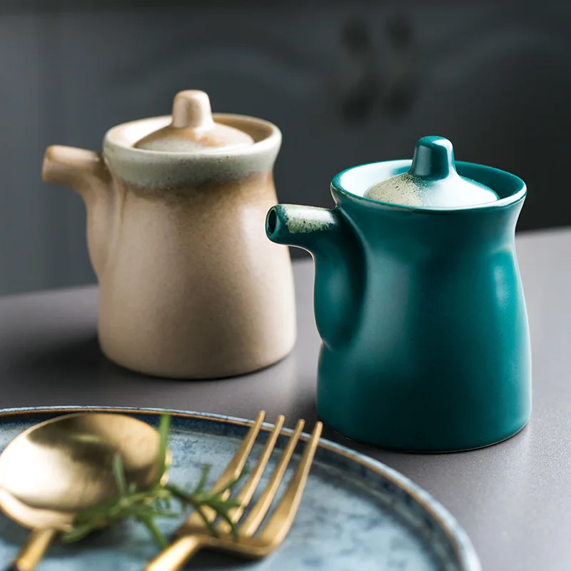 NIMITIME японский стиль печь глазурованная керамическая приправа горшок масло уксус