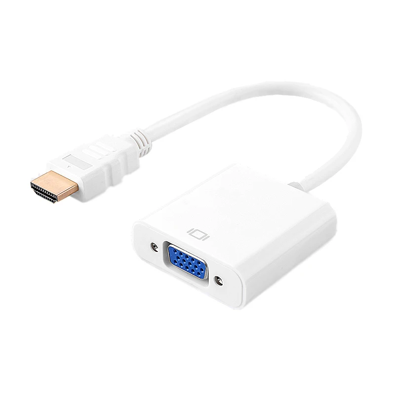 Высококачественный Переходник HDMI-VGA папа к мама преобразователь адаптер 1080P HD