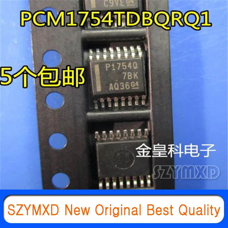 5 шт./лот новый оригинальный цифро-аналоговый преобразователь P1754Q PCM1754TDBQRQ1 SSOP-16