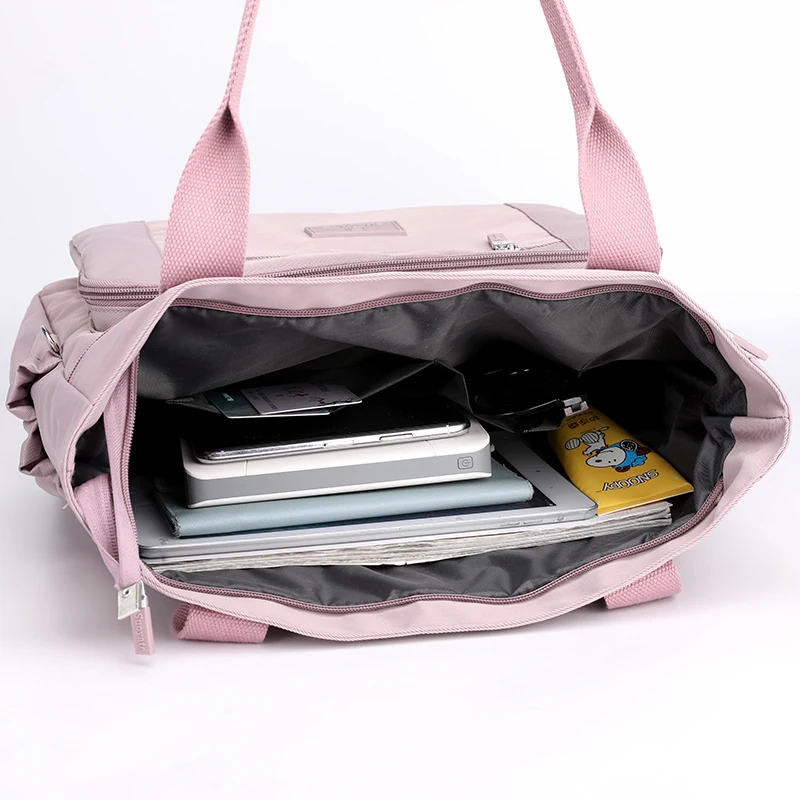 

2021 New Fashion Messenger Bag Women Shoulder Bag Nylon Handbag Large Capacity Fashion Women's Tote Shopping Bag