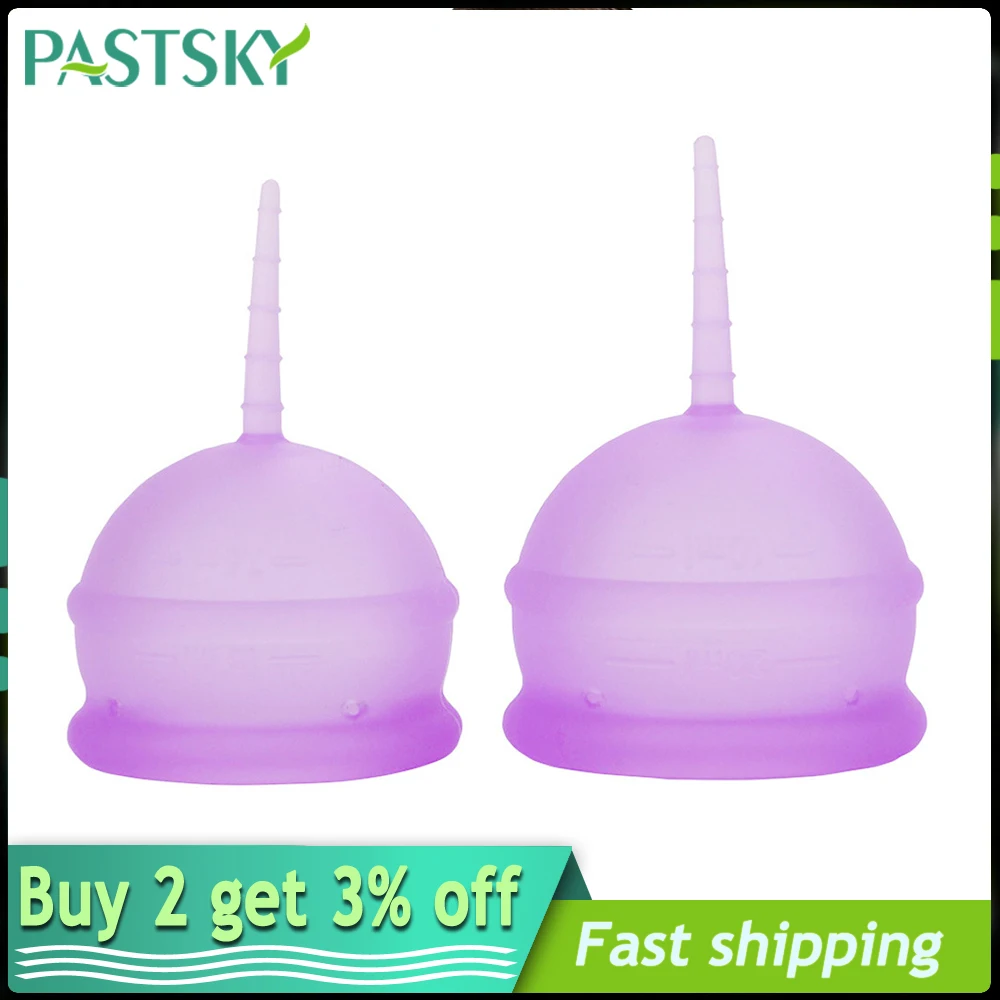 Чаша для менструации Женская пищевой силикон предотвращает боковую утечку