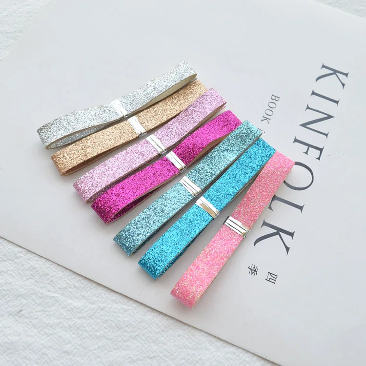 10 мм Блестящая лента для лука ручной работы аксессуары головного убора декора