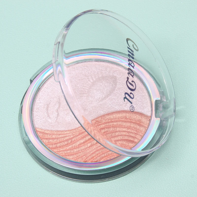 4 цвета Хайлайтер для макияжа улыбка мерцающая пудра хайлайтер палитра базовый