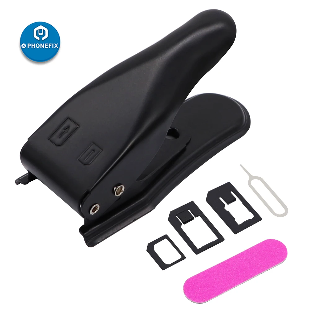 

Multi-function Dual 2 in 1 Nano Micro SIM Card Cutter sim Card Cutting For iPhone 11 For Samsung Smart Phone Accessory