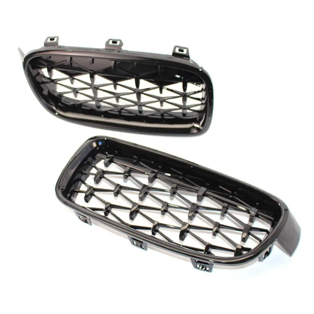 

2Pcs High-quality Meteor Gloss Black Car Kidney Grills Grilles 51130054493 51130054494 Perfect Match for BMW 3 Series F30 13-18