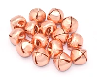 11mm rose gold tiny jingle bells christmas bells jewelry design pet collar bell charms holiday bells bell decoration