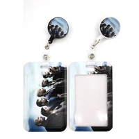movie fast and furious cute card cover clip lanyards retractable student nurse badge reel clips cartoon id cards badge holder