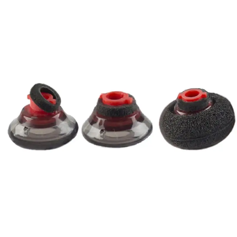 

1Set Clear Earbuds Tips Eargels Black Foam Sponge Earphone Cover Case for Plantronics-PRO/PRO-HD V5200 Voyager LEGEND