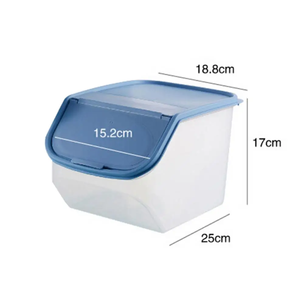 

80% Hot Sales !!! Clear Kitchen Rice Storage Box Grain Cereal Dispenser Food Organizer Container