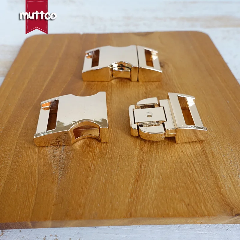 (metal buckle+adjust buckle+D ring+metal dog clasp/set) Retailing 15mm handmade Collar leash set accessories high quality | Дом и сад