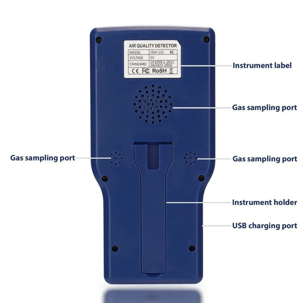 

Digital CO2 Detector Tester Carbon Dioxide Meter Air Quality Detector Laser PM2.5 PM10 PM1.0 Detectors Air Quality Monitor