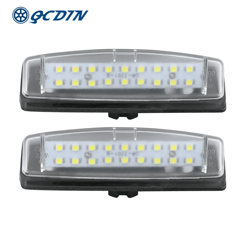 

QCDIN 2 шт. автомобильный номерной знак свет светодиодный белый задний номерной знак свет s для TOYOTA Camry Aurion для LEXUS Is200 Is300 Ls430 Gs300