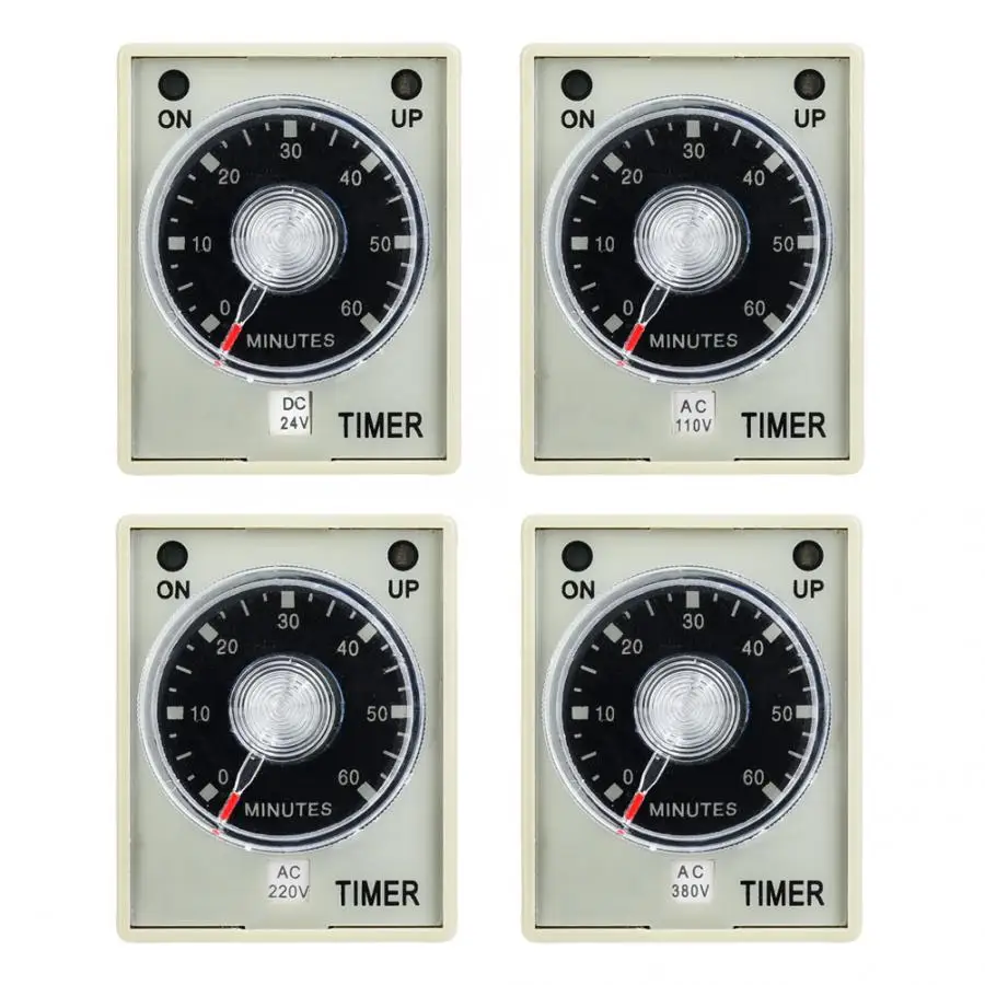 60 мин реле времени AH3-3 таймера электронный Тип регулируемое задержки выпуска 8