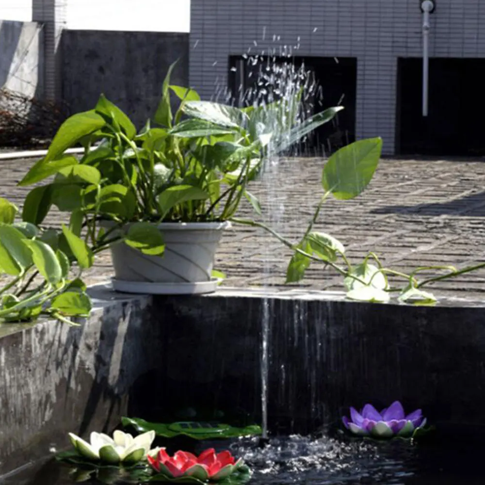 Мини солнечный фонтан Солнечный сад бассейн пруд открытый солнечная панель