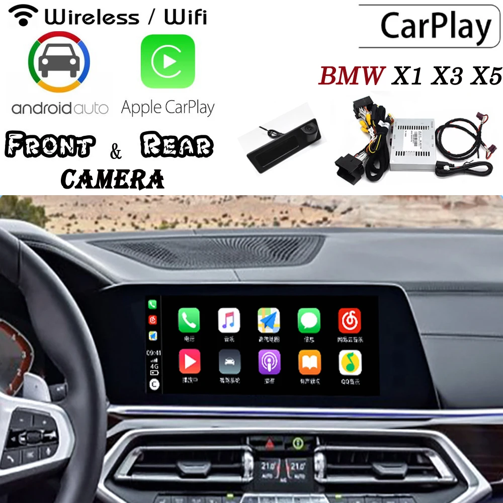 Carplay box для BMW X1 X3 X5 2010 ~ 2019 Задний Передний декодер камеры оригинальный экранный