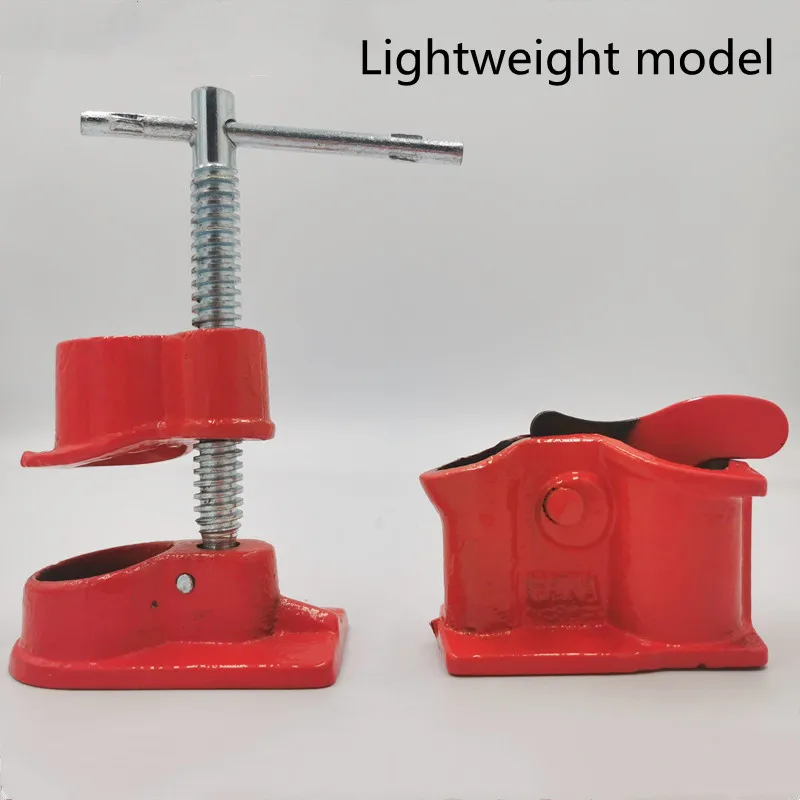 

3/4 1/2 Inch Cast Iron Heavy Wood Gluing Pipe Clamp Clip Set Woodworking Carpenter Tool Quick Release Groove Abrasaderas Clamps