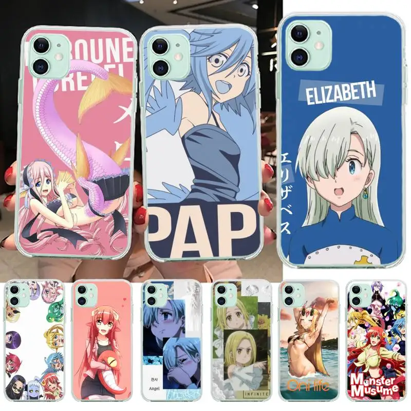 Аниме монстр Musume без Iru Nichijou чехол типа &quotсделай сам&quot для телефона Корпус iPhone 11