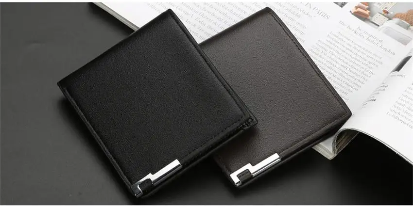 Мужской короткий кошелек высокого качества Billfold для подростка PU кожаные кошельки бумажник многофункциональные кошельки владельцы кредитных карт