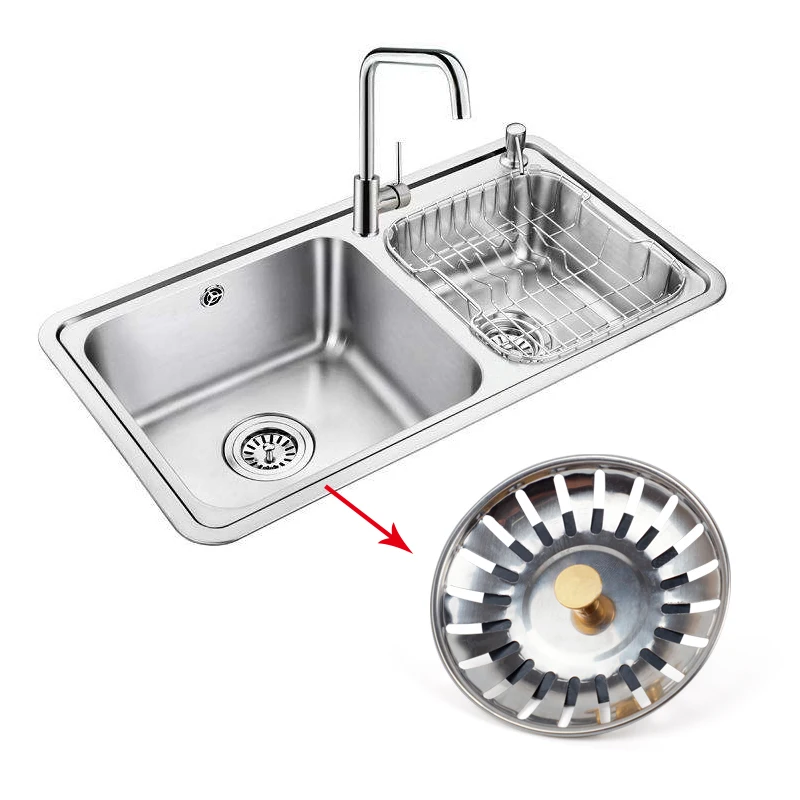 Принадлежности для столовой и кухни сливные фильтры из нержавеющей стали пробка