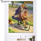 Алмазная живопись, портрет 5D, сделай сам, полная Алмазная вышивка Веселая старая бабушка, детская картина стразы, наборы для вышивки крестиком