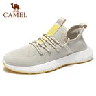 Мужские кроссовки CAMEL, светло-коричневые повседневные спортивные кроссовки с дышащей сеткой, легкая амортизирующая Уличная обувь
