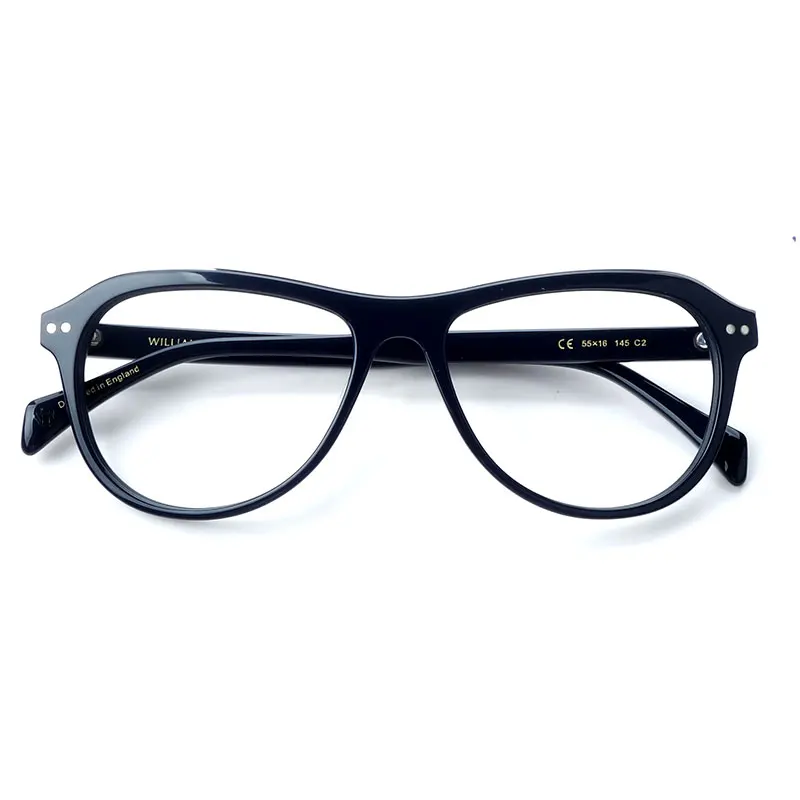 Британский бренд дизайнерские мужские очки пилота оправы синего цвета высокое