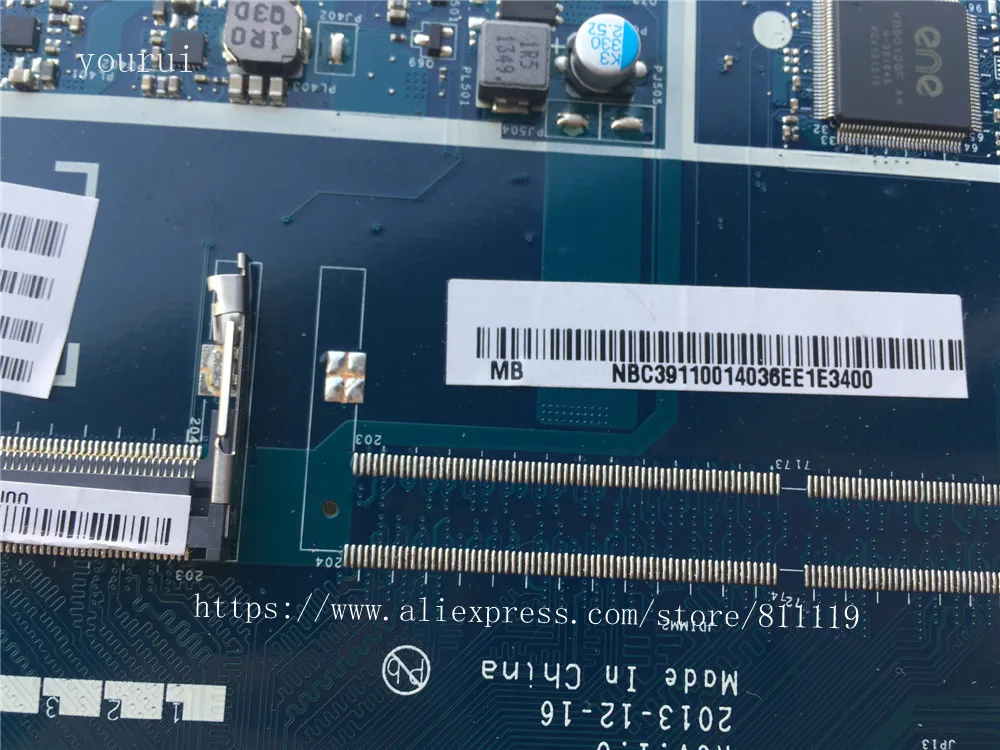 yourui For Acer aspire E1-510 E1-510G Laptopmotherboard NBC3911001 Z5WE3 LA-A621P 100% Fully tested | Компьютеры и офис