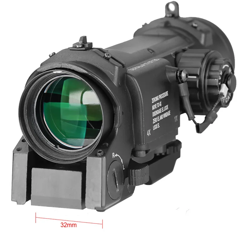 Оптический прицел двойного назначения WIPSON 1x 4x увеличительный для охоты с мини