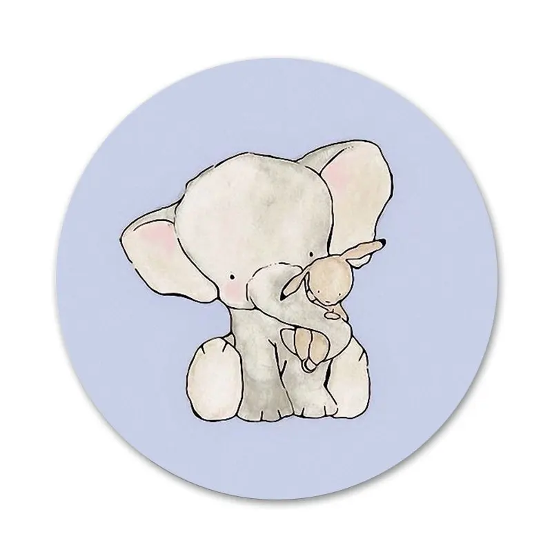 Симпатичный значок в виде слона и зайчика для украшения одежды рюкзака | Дом сад