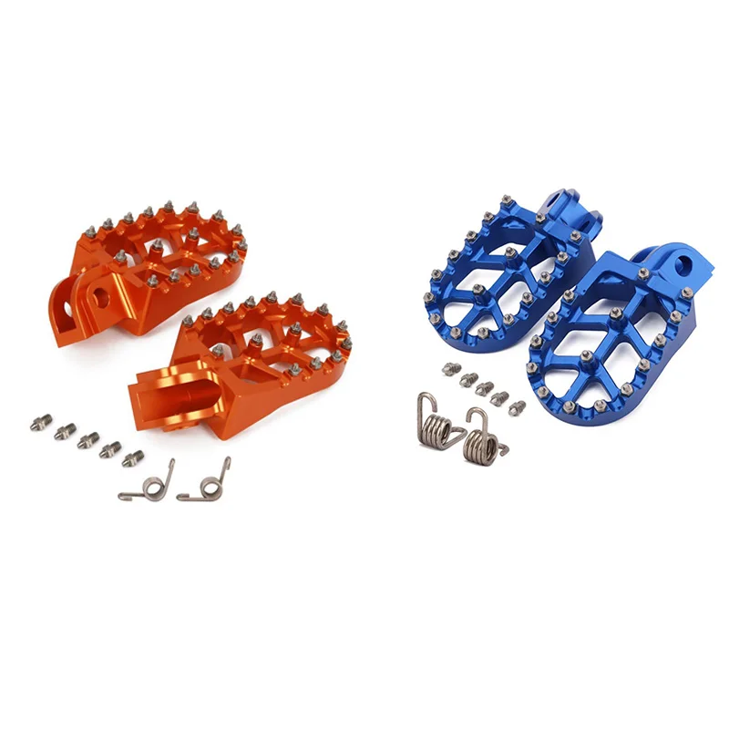 

Motorcycle Billet MX Wide Foot Pegs Pedals Rest Footpegs for KTM SX SXF EXC EXCF XC XCF XCW XCFW 125 150 200-530
