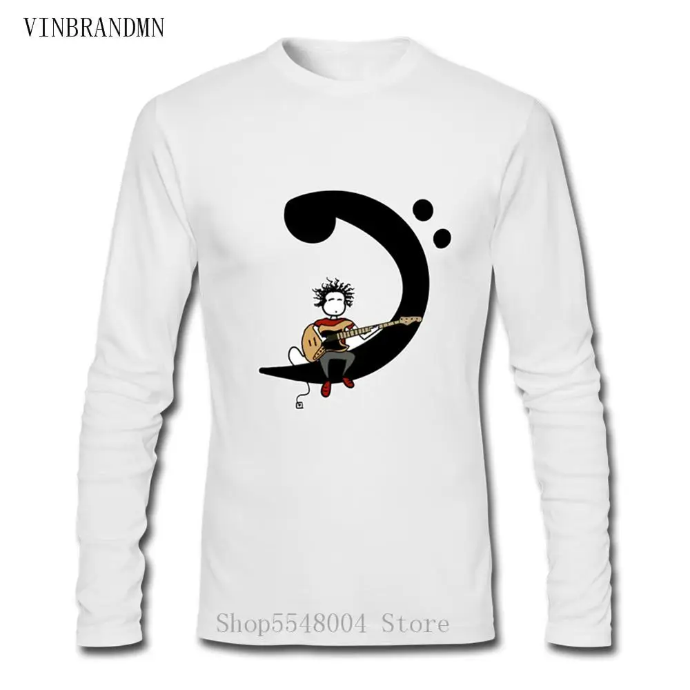 Одежда в стиле хип-хоп футболка с электрогитарой для мужчин забавная бас-гитарой