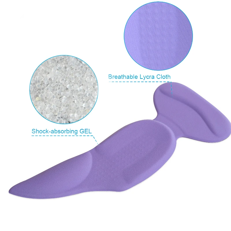 Силиконовые гелевые вставки для пяток захваты прокладки обуви женщин клейкие